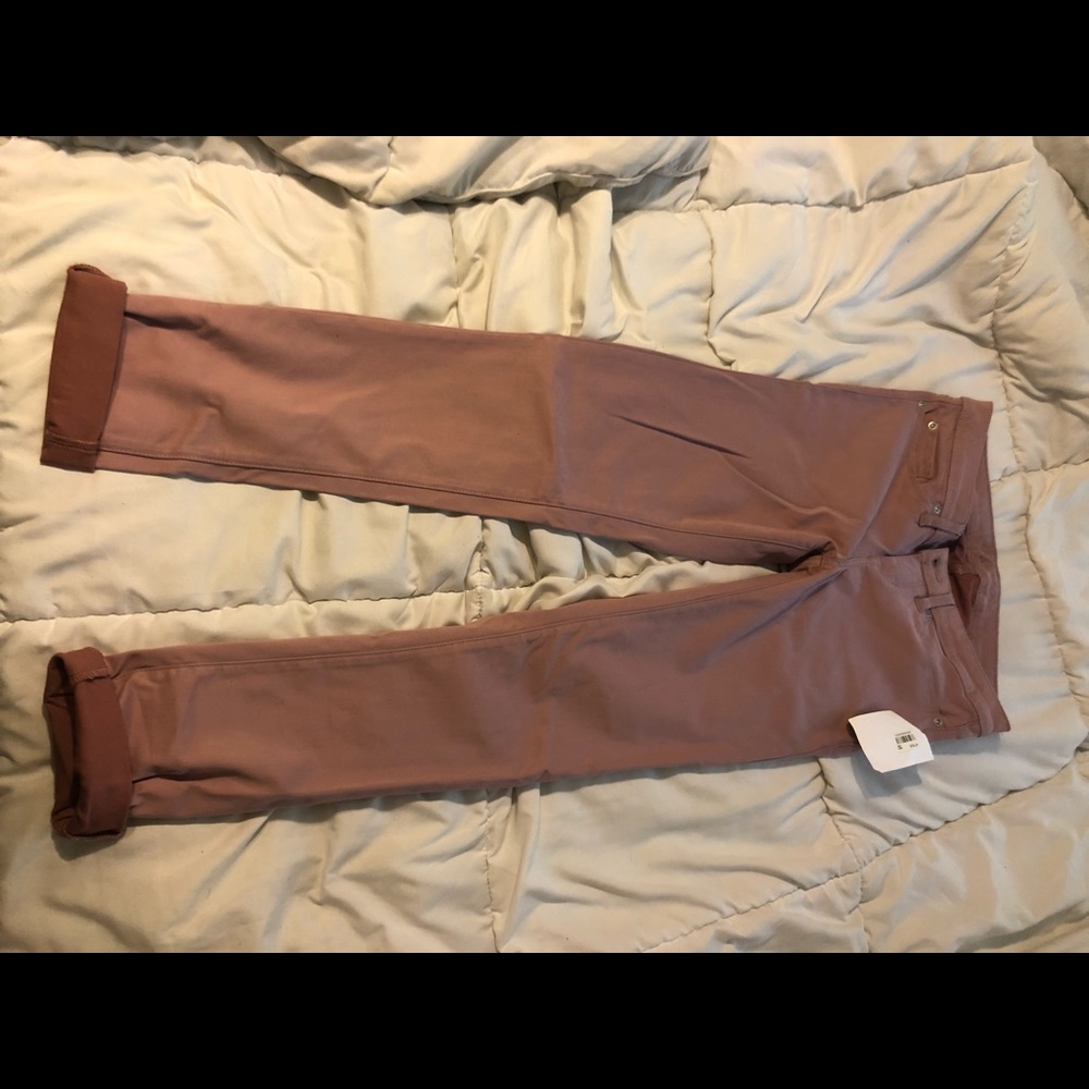 Rose pink skinny jeans size 3